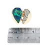 Lightning Ridge Australian Opal and Diamond Ring